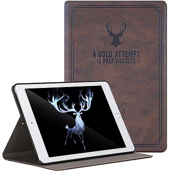 Чохол-книжка Deer Case для Apple iPad Mini 1 / 2 / 3 (Wake / Sleep) Dark Brown