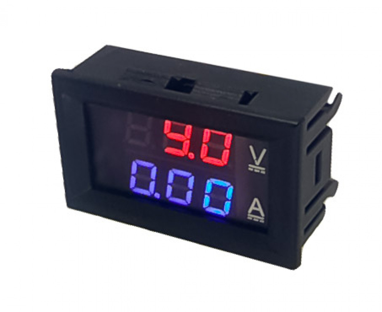 Амперметр-вольтметр цифровий DC0-100V/ 10A червоно-синього світіння