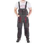 Напівкомбінезон робочий 80 % поліестер, 20 % бавовна, щільність 260 г/м2, XL INTERTOOL SP-3024, фото 2