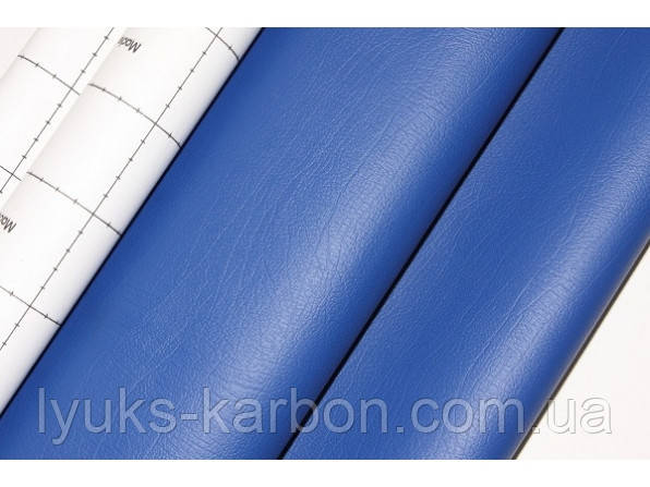 Кожзам самоклеющийся синий ширина 140 см Южная Корея - фото 1 - id-p216582664