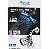 Лійка для душу Storm SH-31-F10M5-LED-SET (ST0019), фото 2