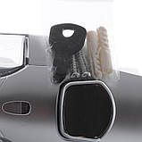 Дозатор для рідкого мила настінний сірий Zerix LR407 (ZX2718), фото 2