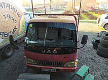 Производство и замена лобового стекла триплекс на грузовике JAC 1045 в Никополе (Украина). 4