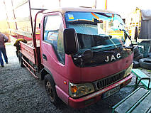 Производство и замена лобового стекла триплекс на грузовике JAC 1045 в Никополе (Украина). 5