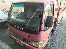 Производство и замена лобового стекла триплекс на грузовике JAC 1045 в Никополе (Украина). 7