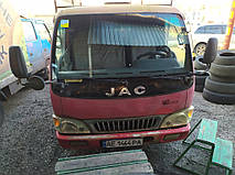 Производство и замена лобового стекла триплекс на грузовике JAC 1045 в Никополе (Украина). 8