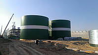 Резервуар вертикальный стальной РВС-1000 м3 м.куб для воды с монтажом, изготовление резервуаров