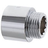 Подовжувач 1/2" 20мм (хром) KOER KF.E06-20.CHR (KF0094), фото 2