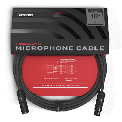 Мікрофонний кабель D'ADDARIO PW-AMSM-10 American Stage Microphone Cable (3m)
