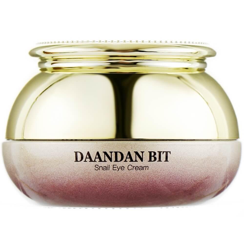 Антивіковий крем для шкіри навколо очей з муцином равлика Daandan Bit Snail Eye Cream 50 г, фото 1