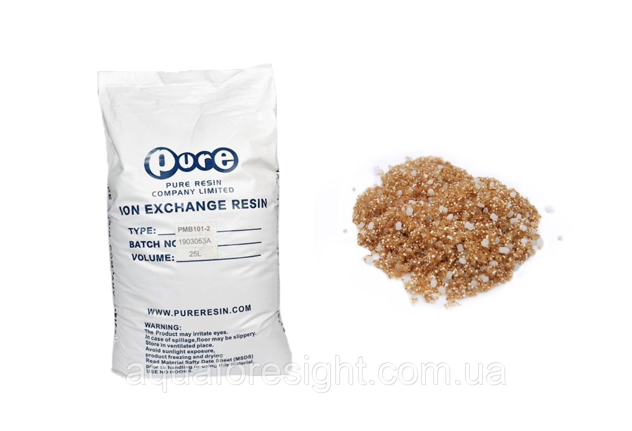 Іонообмінна смола змішаної дії PURE RESIN PMB 101-2 (для демінералізації води) 25л (ціна з ПДВ)
