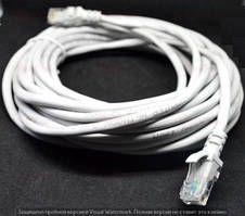 05-14-061. Патчкорд Cat.5Е, в тех. упаковці, сірий, 7,5м