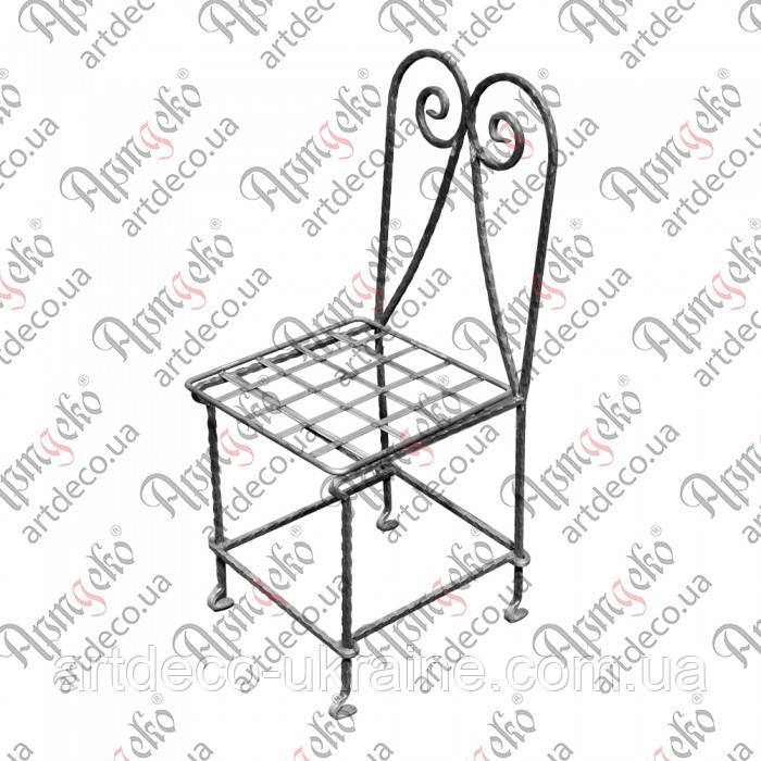 Стілець кований 400х465х1000  Арт. 68.003, фото 1