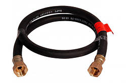 Шланг газовий чорний 500 мм без переходів