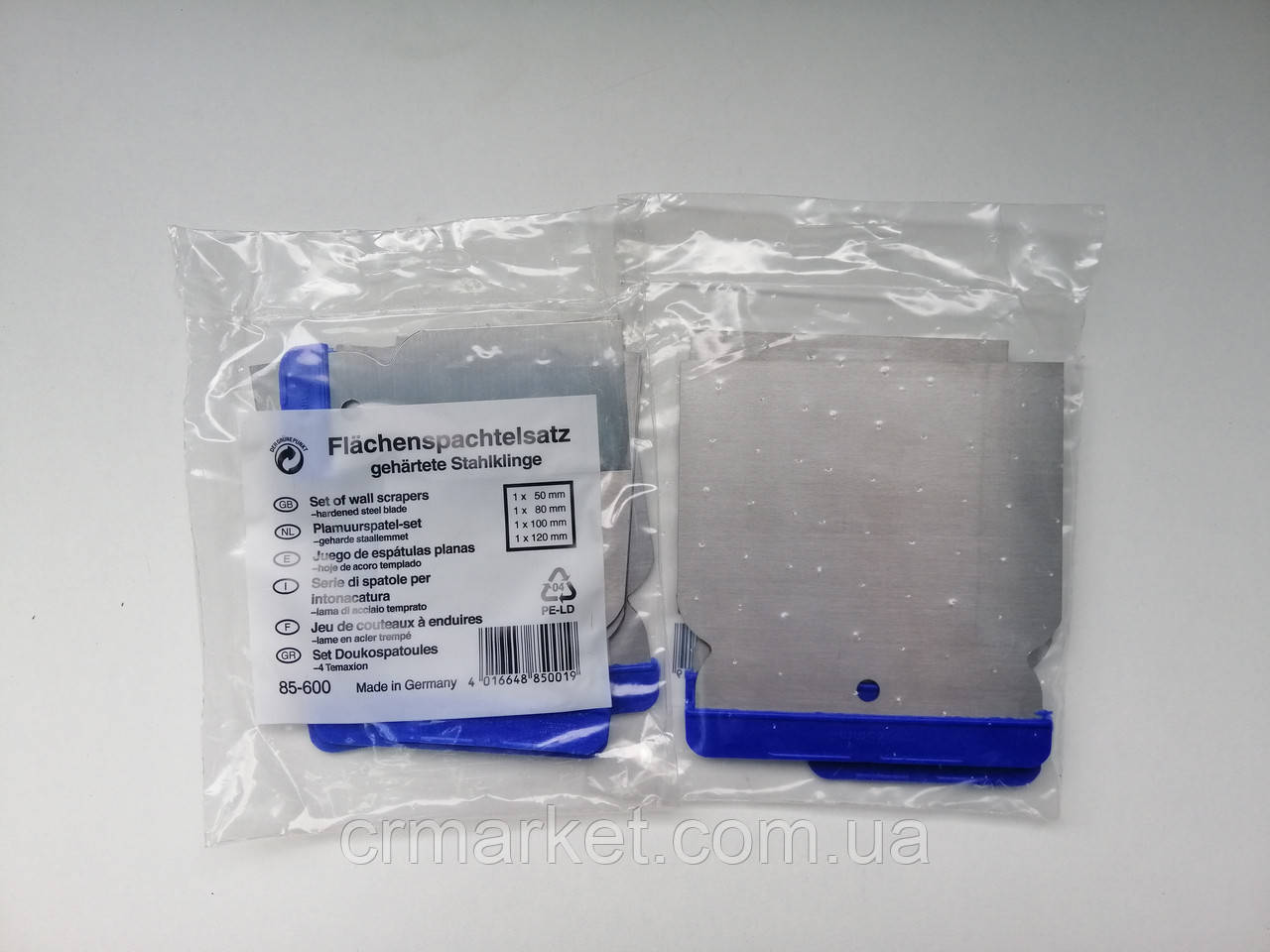 Шпателя, комплект 4 шт (50/80/100/120 мм), Q-REFINISH 20-963, фото 1