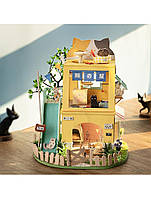Кукольный домик своими руками Robotime DG149 «Дом для кошек»