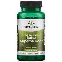 Корень Butea Superba, Swanson, Butea Superba Root, 400 мг, 60 капсул