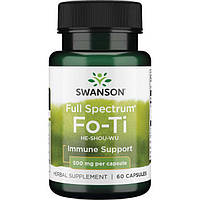 Горець багатоквітковий, Swanson, Fo-Ti, 500 мг, 60 капсул