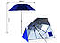 Пляжний зонт-намет, ідеальний і для риболовлі, туризму, кемпінгу, Ø 2,2 м, фото 2