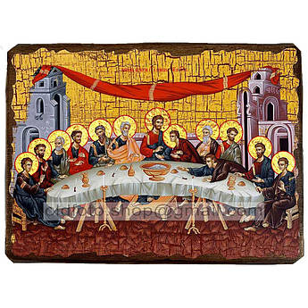 Ікона Таємна вечеря ,ікона на дереві 130х170 мм