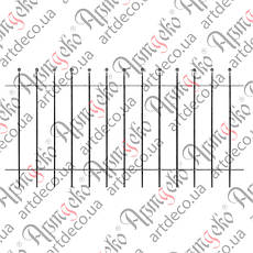 Ковані секції огорож