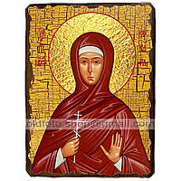 Икона Варвара (Яковлева), Алапаевская, Преподобномученица ,икона на дереве 130х170 мм