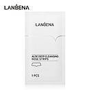 Смужка-пластир Lanbena Deep Cleansing Nose Strips для носа від чорних цяток з екстрактом алое (1 штука), фото 3