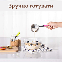 Набір ковшів і мірних ложок Cooking House з нержавіючою сталі 10шт., фото 5