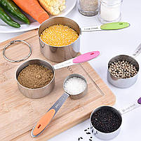 Набір ковшів і мірних ложок Cooking House з нержавіючою сталі 10шт., фото 11