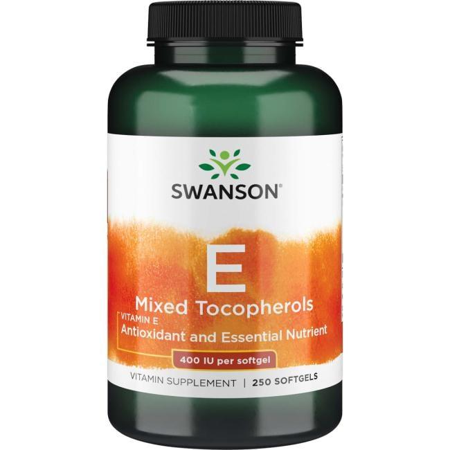 Вітамін E комплекс токоферолів, Swanson, 400 МО, 250 капсул