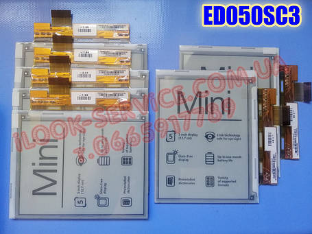 Матриця/Екран/Дісплей E-ink 5" ED050SC3 (LF) до Pocketbook 360 ; PRS-300, фото 1