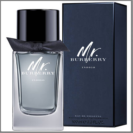 Burberry Mr. Burberry Indigo туалетна вода 100 ml. (Берберрі Містер Берберрі Індиго), фото 2