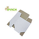 Коробка картонна самозбірна 155х70х120 мм біла мікрогофрокартон, фото 3