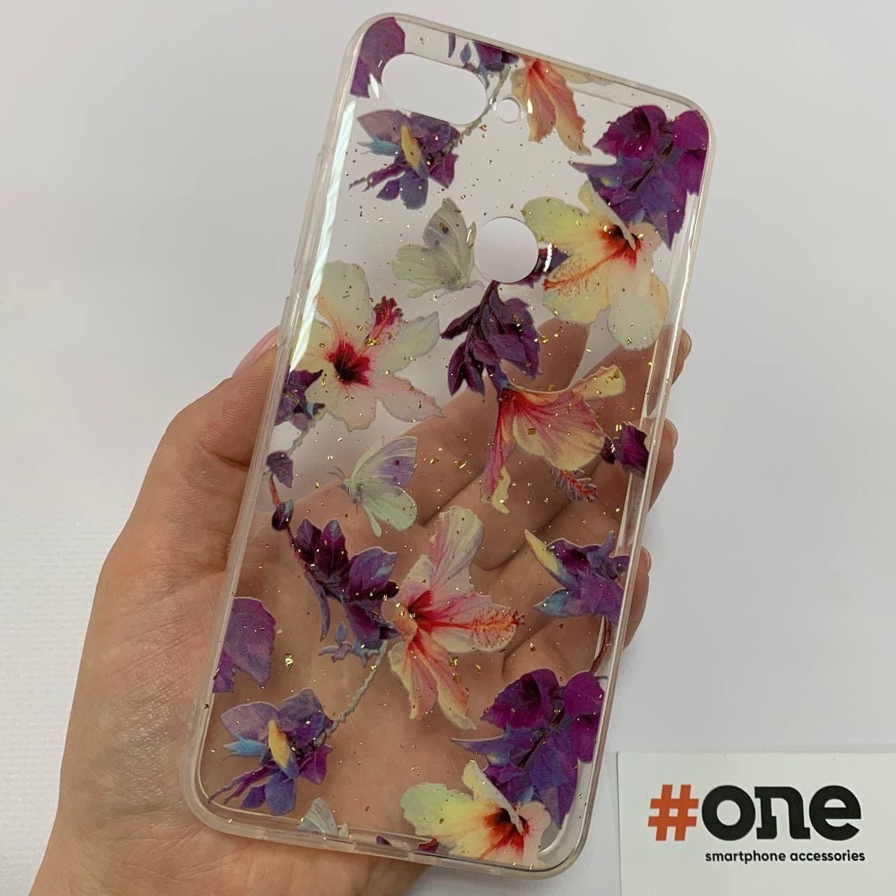 Чехол для Xiaomi Mi 8 Lite c блестками с принтом цветов чехол на телефон  сяоми ми 8 лайт прозрачный FLR (ID#1283033274), цена: 150 ?, купить на  Prom.ua