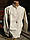 Сорочка чоловіча під вишивку хрестиком з довгим рукавом льон ТПК-202 21-03/08, фото 5