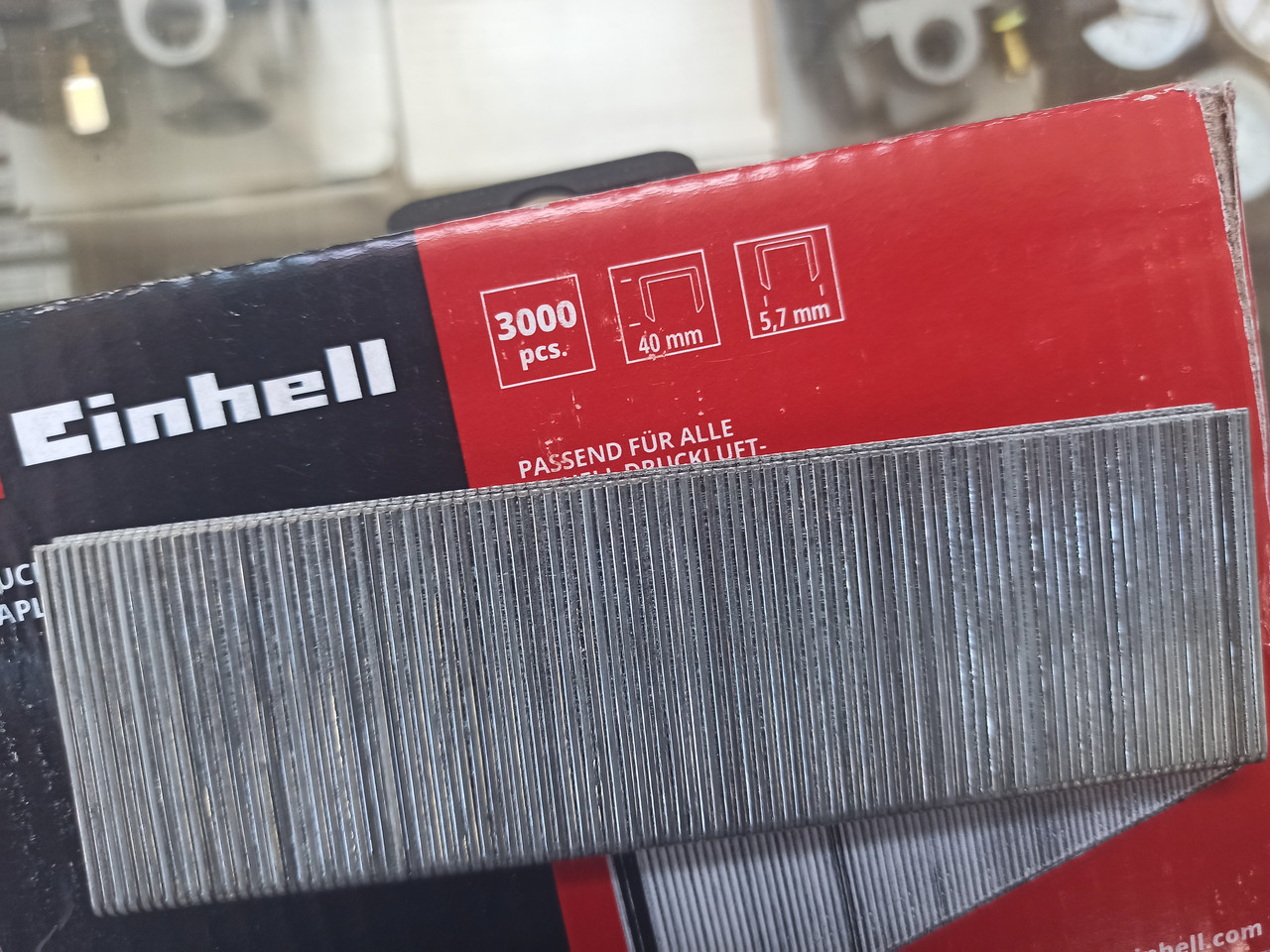 Скоби для степлера 3000 шт. 5,7x40 мм Einhell