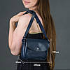 Жіноча шкіряна сумка Мія, натуральна шкіра італійський Краст, колір Синій, фото 3