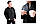 Сорочка чоловіча під вишивку хрестиком з довгим рукавом чорна ТПК-172 21-03/08, фото 2