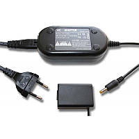 Мережевий адаптер DMW-AC8+DMW-DCC6 (разом акумулятора DMW-BMB9) для камер Panasonic — живлення від мережі