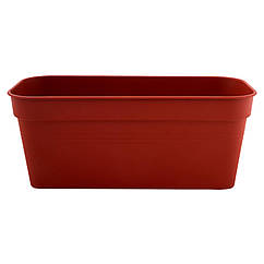 Вазон балконний Глорія 40х18 см 6 л теракот Алеана