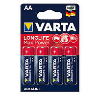 Батерейка VARTA Max-Tech/LongLife MAX Power AA-LR06 (пальчик) АКЦИЯ