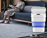 Відро для сміття з сенсорним датчиком складне 8 л сміттєвий кошик з автоматичним відкриттям ZSW-L11, фото 9