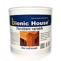 Лак для дерев'яної мебелі глянцевий на водній основі (2.5 л) Bionic House (Біонік Хаус)