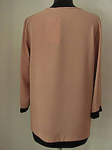 Стильна елегантна і неймовірно жіночна блузка батальних розмірів  шифон, фото 2