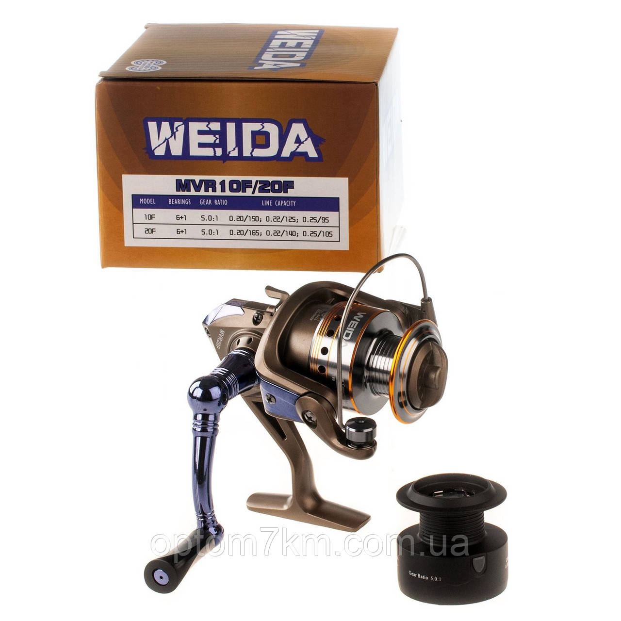 Катушка Weida MVR-30F 6+1bb