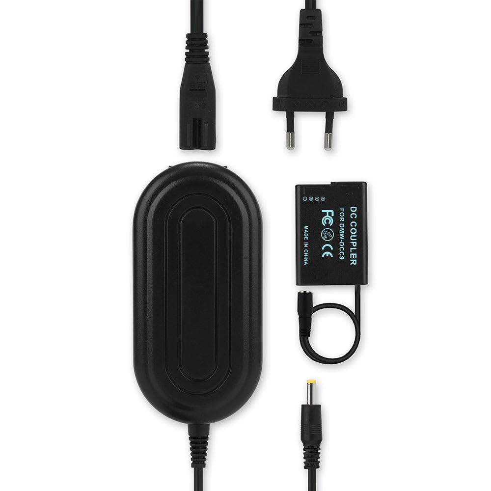 Мережевий адаптер DMW-AC8+DMW-DCC9 (акб DMW-BLD10) для камер Panasonic DMC-G3, DMC-GF2, DMC-GX1 - живлення від мережі