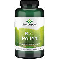 Пчелиная Пыльца, Bee Pollen, Swanson, 400 мг, 300 капсул