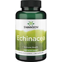 Ехінацея зміцнення імунітету, Echinacea, Swanson, 400 мг, 100 капсул