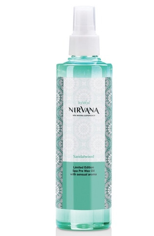 Олійка до та після депіляції Nirvana Сандал Italwax