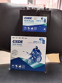 Акумулятор для мотоцикла гелевий EXIDE AGM12-12M 12Ah 200A 150x90x145 для BMW R 1200 / BMW K 1200-1300